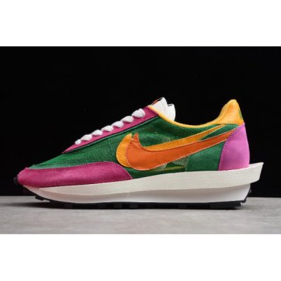 Nike Lvd Waffle Daybreak Yeşil / Pembe / Sarı Spor Ayakkabı Türkiye - ECJEQ0BV